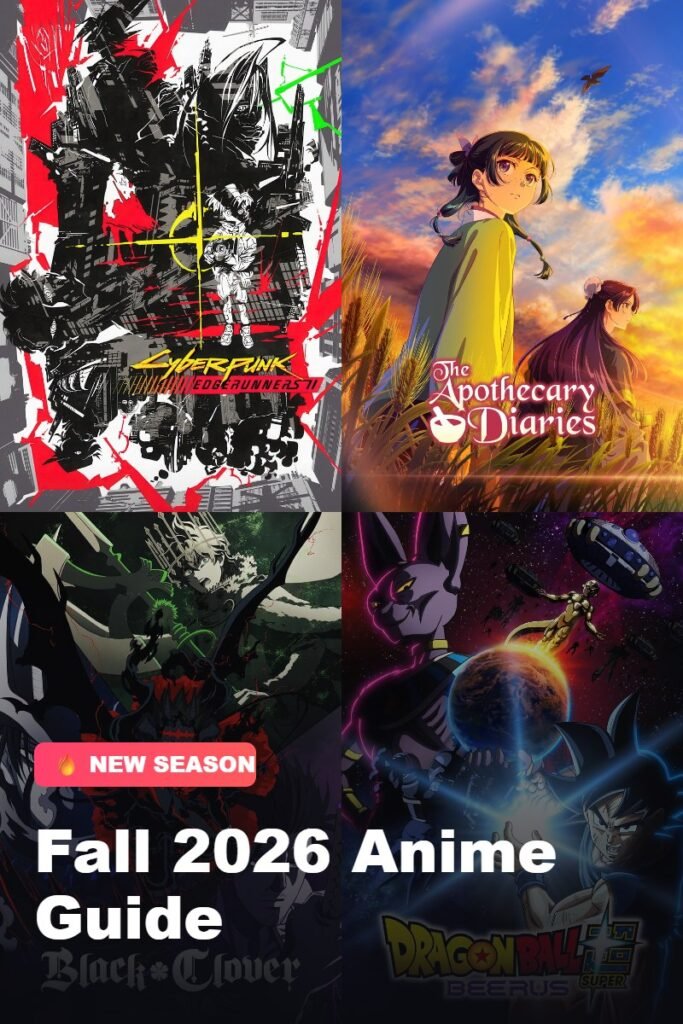 Fall 2026 Anime Guide: The Most Popular New Anime to Watch Right Now