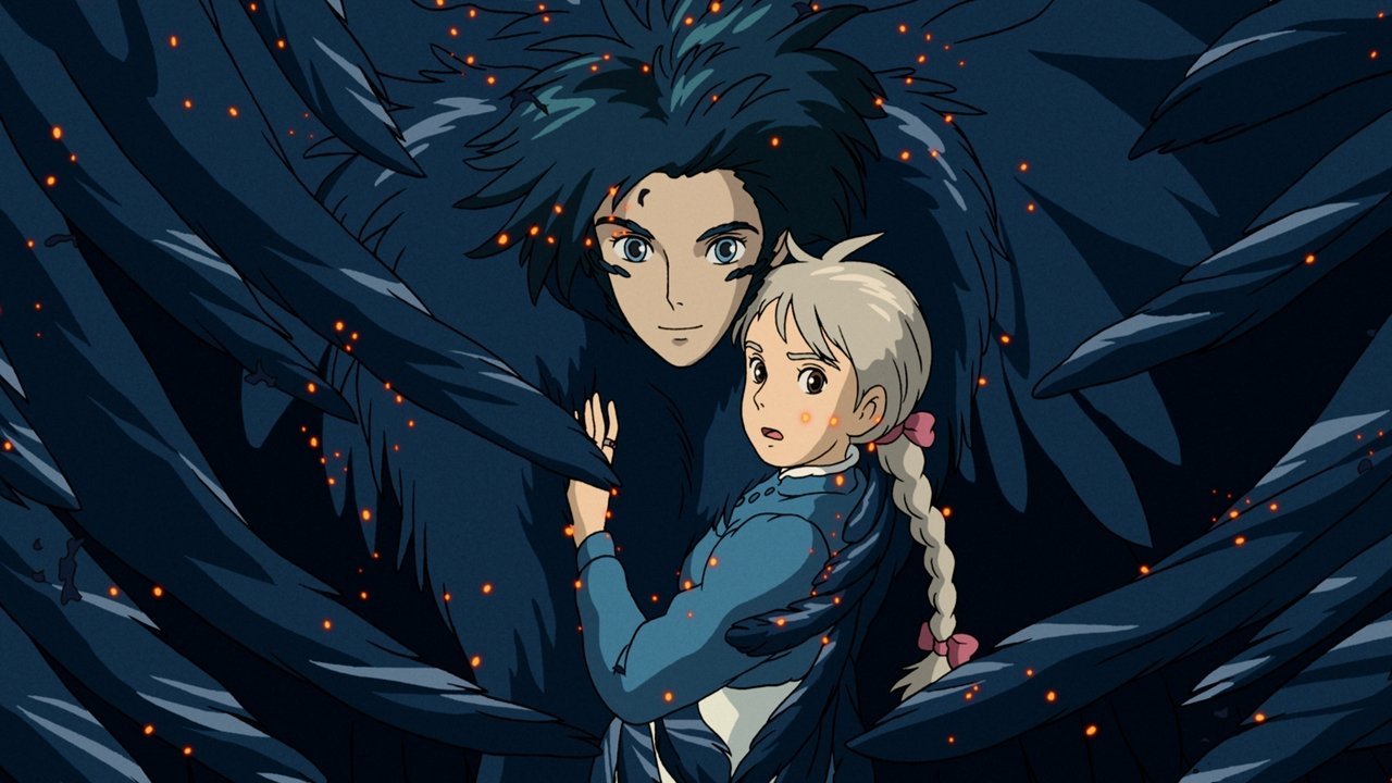 Howl's Moving Castle anime scene