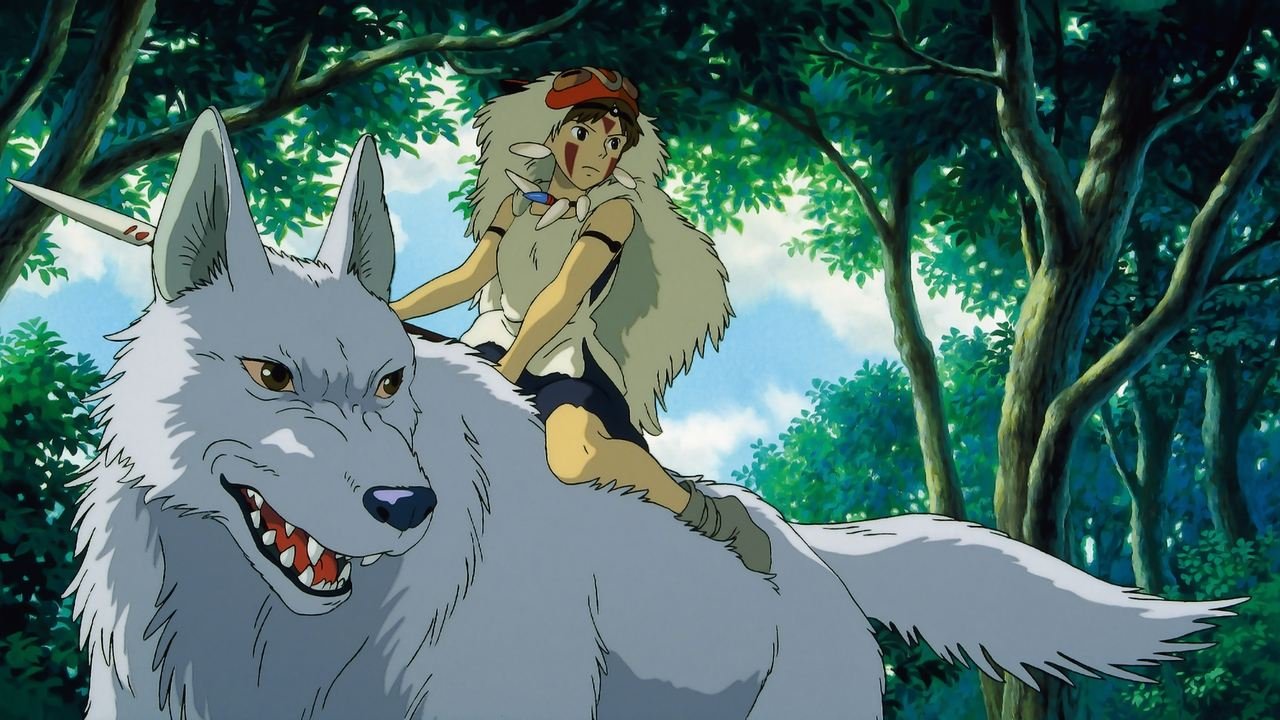 Princess Mononoke anime scene