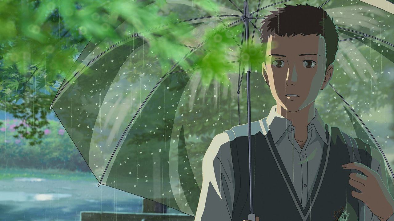 The Garden of Words anime scene